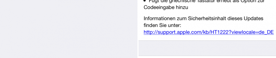 Update iOS 7.0.2: Sicherheitslücke im Sperrbildschirm behoben