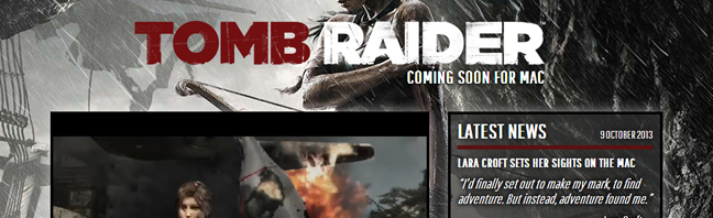 Tomb Raider für Mac: Lara Croft in den nächsten Monaten auch auf Apple-Rechnern spielen