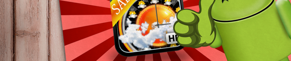 eWeather HD für Android: Preis um 50 Prozent reduziert