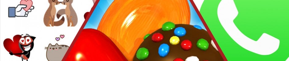 Neue Facebook Sticker, Shazam spioniert Nutzer aus, Candy Crush Update bringt Welpen