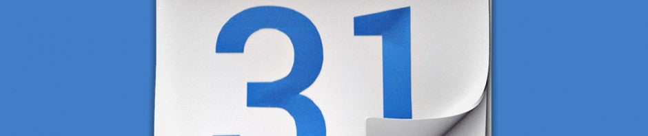 Google Kalender-App mit minimalistischem Design und Anbindung an Google+