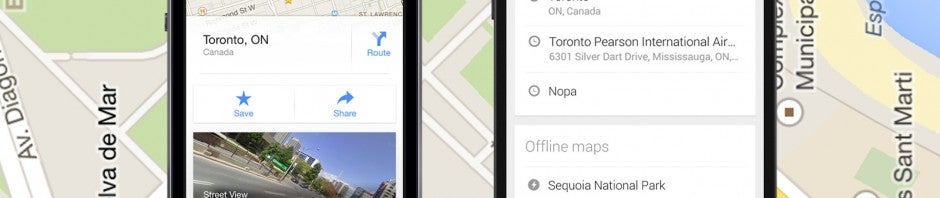 Google Maps erhält Offlinekarten