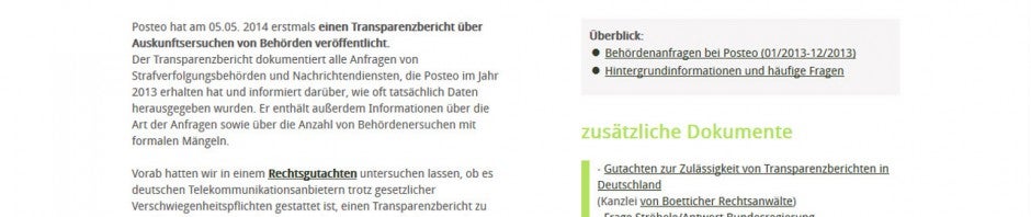 Transparenzbericht: Staatsschutz erpresst Berliner E-Mail-Anbieter Posteo [UPDATE]
