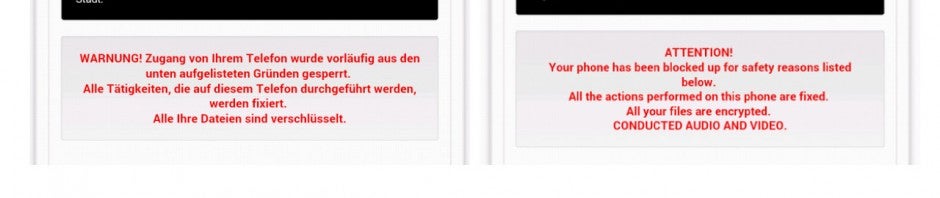 Android Schadsoftware: Der neue Trojaner Koler.A erpresst Smartphone-Nutzer zur Lösegeld-Zahlung