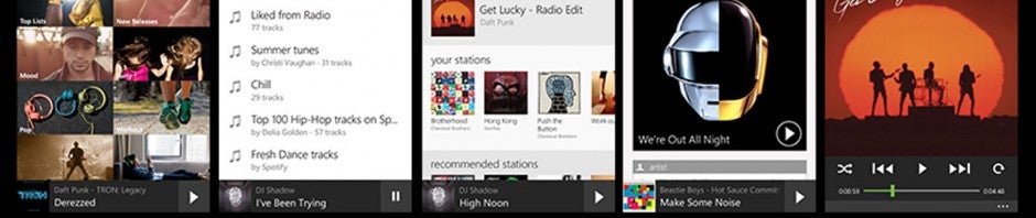Spotify: Großes Update für Windows Phone mit Spotify Radio, neuem Design und neuen Funktionen
