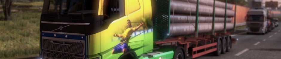 Euro Truck Simulator 2: Zur Weltmeisterschaft 2014 in Brasilien den Truck mit Fußball-Designs schmücken