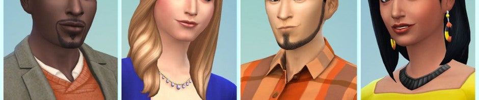 Die Sims 4: Erstelle einen Sim-Funktion zeigt Bearbeitungsmöglichkeiten der Spielfiguren