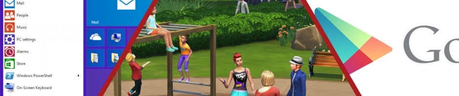 News des Tages: Windows 9 mit Start-Menü, Google Play Store-Design, Die Sims 4-Welten