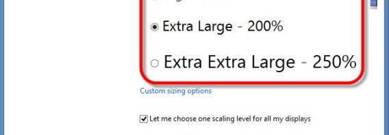 Kleines ganz groß: In Windows Menüs, Symbole und Text lesbarer machen