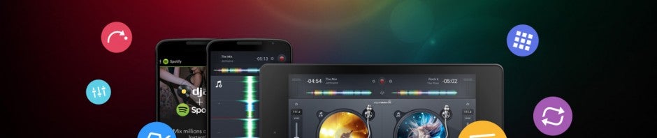Mit der preisgekrönten DJ-App djay 2 für Android können Sie professionell auflegen