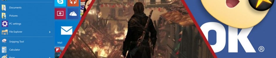 News des Tages: Windows 10 mit Teilen-Button, Facebook-Sticker, Assassin’s Creed: Rogue