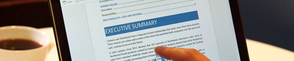 Microsoft Office Mobile für Android mit Dropbox-Integration zum Öffnen und Bearbeiten von Dokumenten