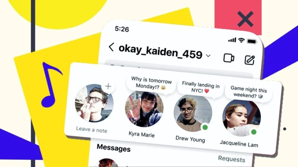 Instagram holt die ephemeren Notizen aus der Schublade, um die Reaktionen zu aktivieren