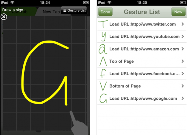 Dessiner ses raccourcis sur Dolphin Browser