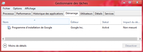 Guide Windows 8 #10 le gestionnaire des tâches démarrage