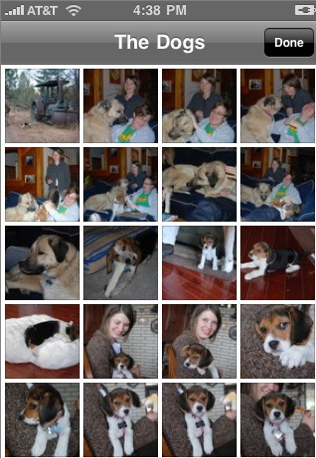 Dropbox sur iPhone
