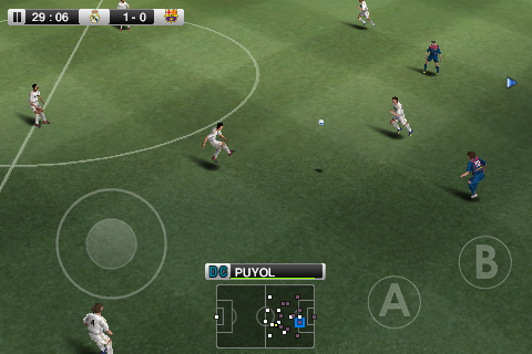 PES 2012 sur iPhone