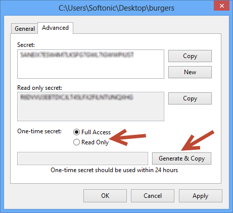 One Time Sync BitTorrent Sync
