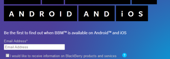 blackberry messenger iOS Android