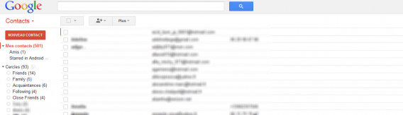 contacts gmail