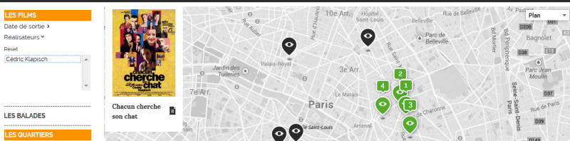 Cinemacity, une application pour découvrir les scènes tournées à Paris