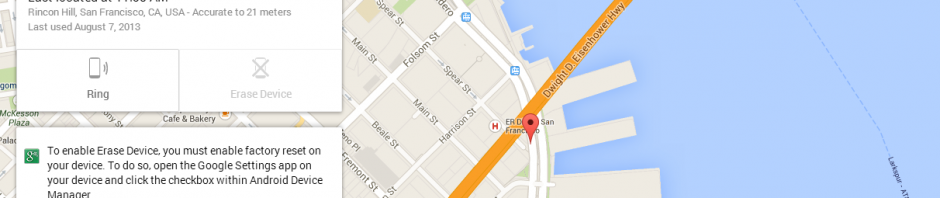 Android Device Manager disponible dès maintenant pour localiser votre mobile perdu