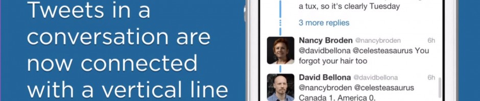 Twitter sur iOS et Android: un nouveau look pour les conversations