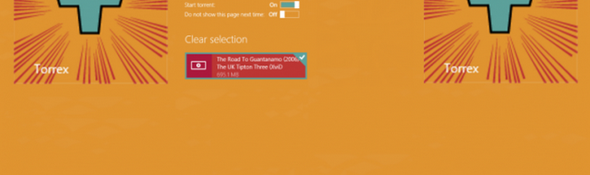 Torrex Lite : découvrez le client Torrent pour Windows RT & Windows 8