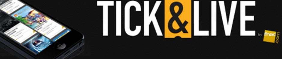 L’appli du jour : tout le catalogue des évènements Fnac sur votre mobile avec Tick&Live [Android, iPhone]