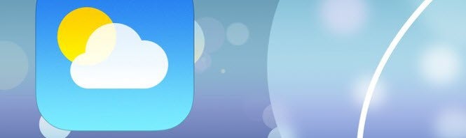 iOS 7 en long et en large : la nouvelle application Météo