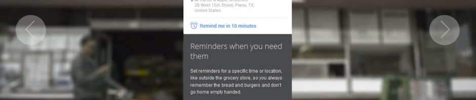 Google Now: les rappels maintenant disponibles en français