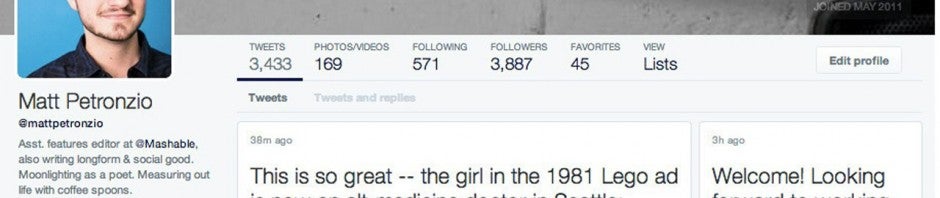 Facebo…oups, Twitter déploie son nouveau profil à tous les utilisateurs