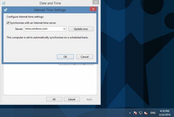 Synchroniser l'horloge de Windows