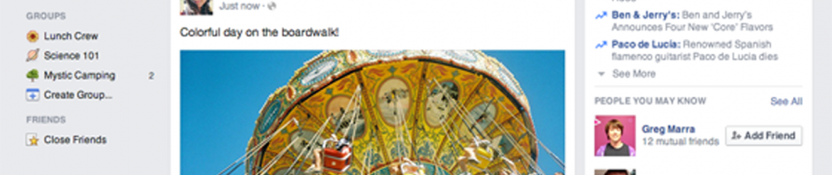 Facebook change en douceur l’interface de son fil d’actualité