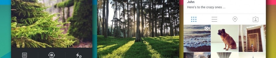 Instagram pour Android: plus léger, plus performant et plus plat