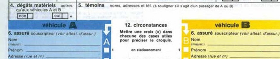 Auto: le constat à l’amiable enfin disponible en France sur Android et iPhone