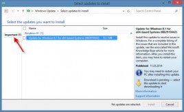 Téléchargez les mises à jour importantes de Windows Update