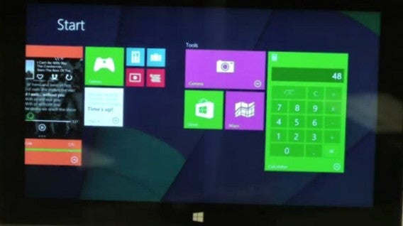 Microsoft expérimente les tuiles interactives
