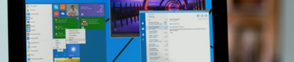 Windows 8.2 Windows 9 menu démarrage
