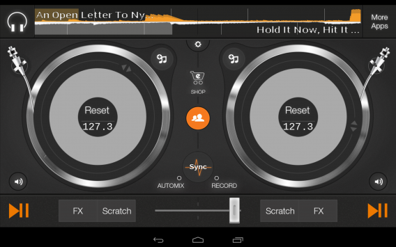 Interface eDJing