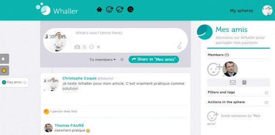 Whaller version web