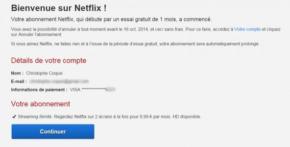 Bienvenue Netflix