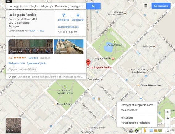 google maps - partager et intégrer la carte