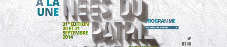 Suivez les Journées du Patrimoine sur les réseaux sociaux