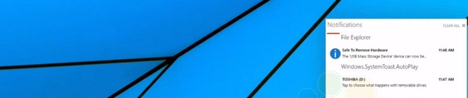 Fuite de Windows 9 : une vidéo montre le nouveau centre de notifications en action