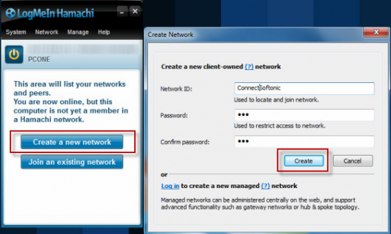 Create VPN Hamachi