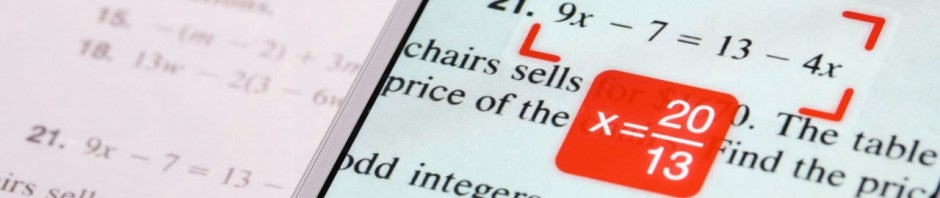 Nul en mathématiques ? PhotoMath est l’application qui résout les équations à votre place