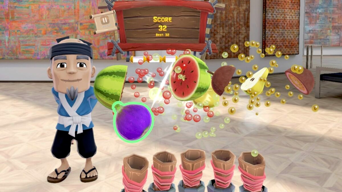 Fruit Ninja arrive sur le Vision Pro : c’est impressionnant de couper les fruits avec nos propres mains