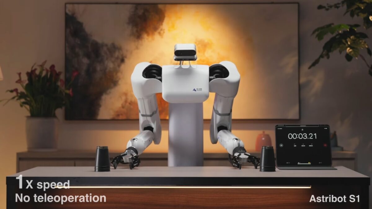 Robot humanoïde super rapide
