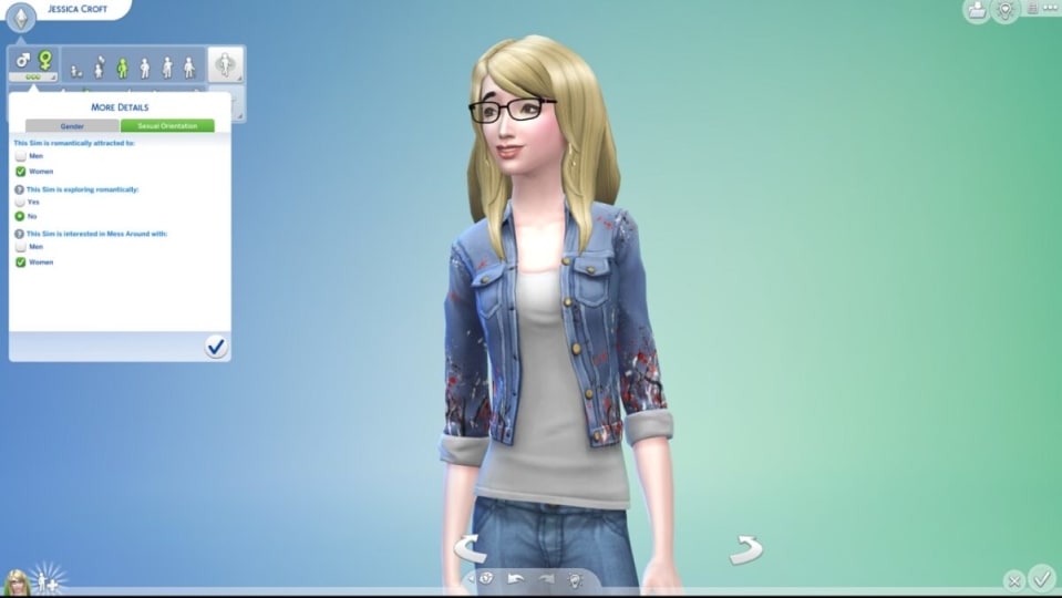 Los Sims 4 añaden “orientación sexual” como característica